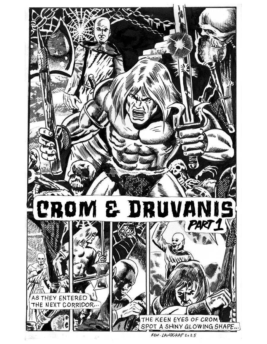 CROM Anthology #1 2025: Indie Sword & Sorcery Comics — Who is Crom